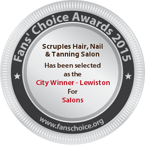 Scruples Hair, Nail & Tanning Salon - Award Winner Badge