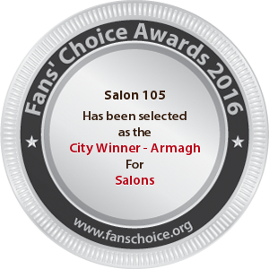 Salon 105 - Award Winner Badge