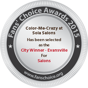 Color-Me-Crazy at Sola Salons - Award Winner Badge