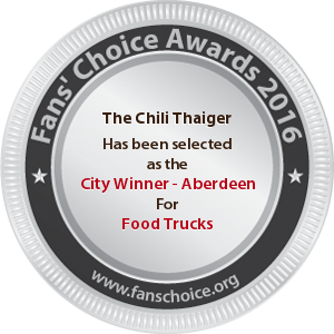 The Chili Thaiger - Award Winner Badge