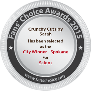 Crunchy Cuts by Sarah - Award Winner Badge