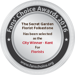 The Secret Garden Florist Folkestone - Award Winner Badge