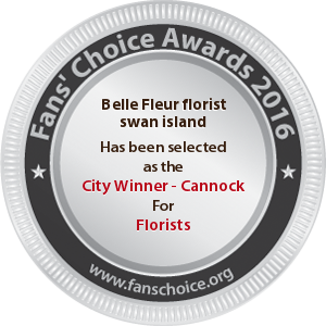 Belle Fleur florist swan island - Award Winner Badge