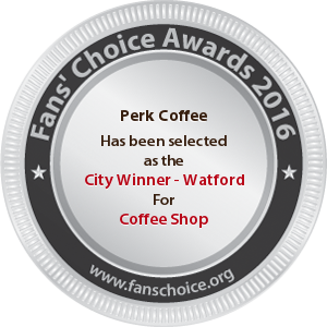 Perk Coffee - Award Winner Badge