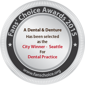 A Dental & Denture - Award Winner Badge