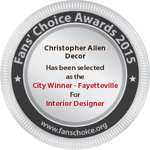 Christopher Allen Decor - Award Winner Badge