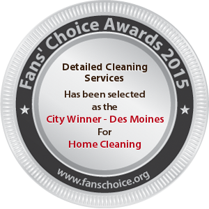 Detailed Cleaning Services - Award Winner Badge