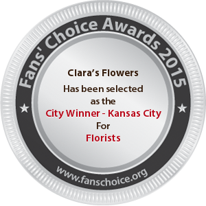 Clara’s Flowers - Award Winner Badge