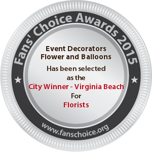Event Decorators Flower and Balloons - Award Winner Badge