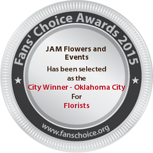 JAM Flowers and Events - Award Winner Badge