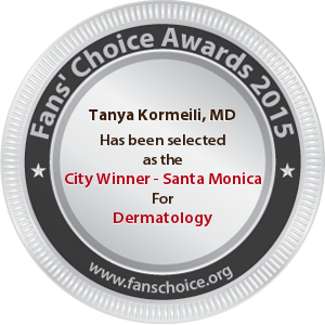 Tanya Kormeili, MD - Award Winner Badge