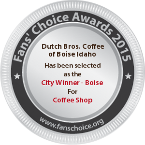 Dutch Bros. Coffee of Boise Idaho - Award Winner Badge