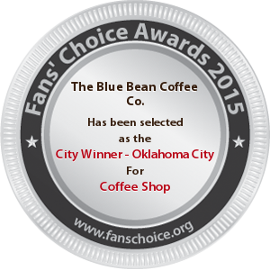 The Blue Bean Coffee Co. - Award Winner Badge