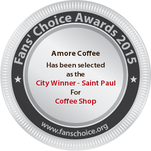 Amore Coffee - Award Winner Badge