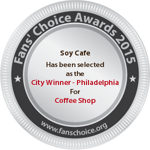 Soy Cafe - Award Winner Badge
