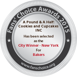 A Pound & A Half: Cookies and Cupcakes INC - Award Winner Badge