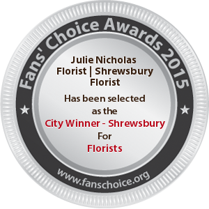 Julie Nicholas Florist | Shrewsbury Florist - Award Winner Badge