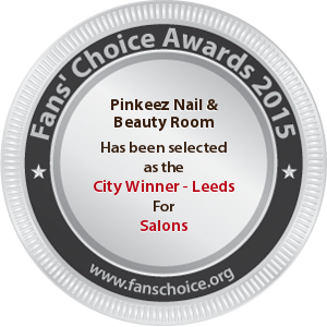Pinkeez Nail & Beauty Room - Award Winner Badge