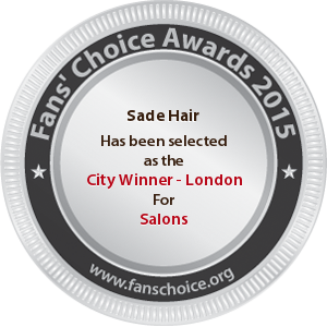Sade Hair - Award Winner Badge