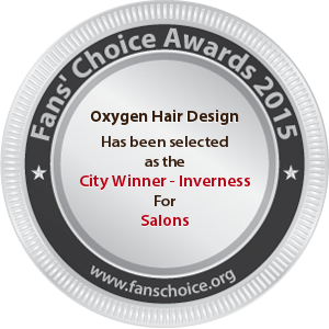 Oxygen Hair Design - Award Winner Badge