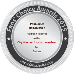 Paul James Hairdressing - Award Winner Badge