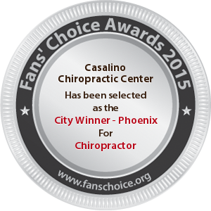 Casalino Chiropractic Center - Award Winner Badge