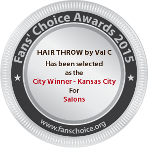 HAIR THROW by Val C - Award Winner Badge