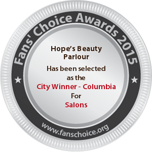 Hope’s Beauty Parlour - Award Winner Badge