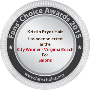 Kristin Pryor Hair - Award Winner Badge