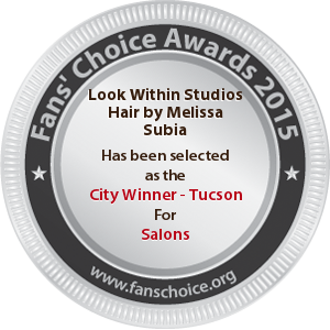 Look Within Studios Hair by Melissa Subia - Award Winner Badge