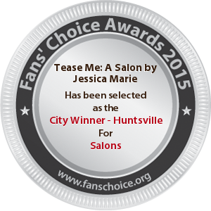 Tease Me: A Salon by Jessica Marie - Award Winner Badge