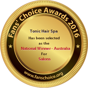 Tonic Hair Spa - Award Winner Badge