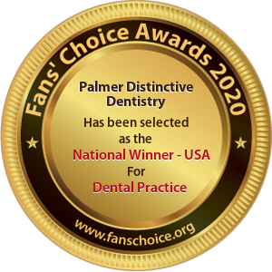 Palmer Distinctive Dentistry - Award Winner Badge