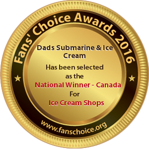 Dads Submarine & Ice Cream - Award Winner Badge