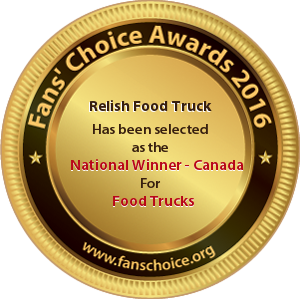 Relish Food Truck - Award Winner Badge