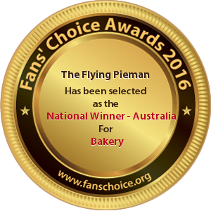 The flying pieman - Award Winner Badge