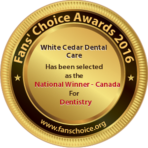 White Cedar Dental Care - Award Winner Badge