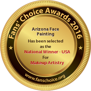 Arizona Face Painting - Award Winner Badge