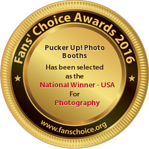 Pucker Up! Photo Booths - Award Winner Badge