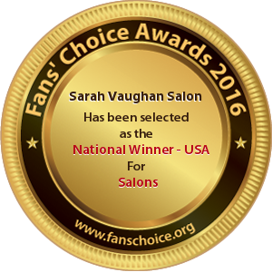 Sarah Vaughan Salon - Award Winner Badge