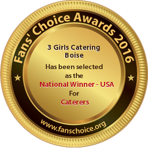 3 Girls Catering Boise - Award Winner Badge