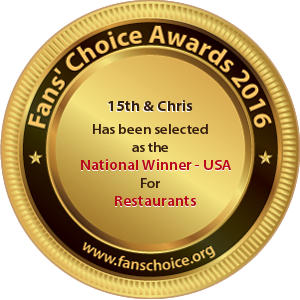 15th & Chris - Award Winner Badge