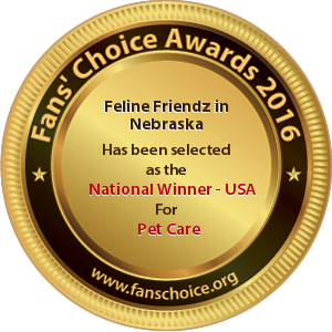 Feline Friendz in Nebraska - Award Winner Badge