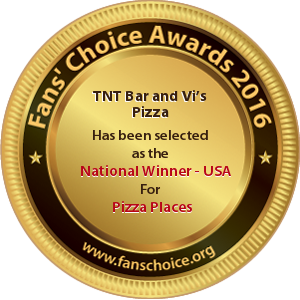 TNT Bar and Vi’s Pizza - Award Winner Badge