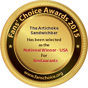 The Artichoke Sandwichbar - Award Winner Badge