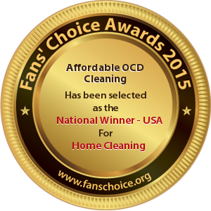 Affordable OCD Cleaning - Award Winner Badge