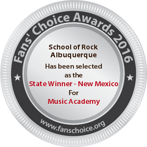 School of Rock Albuquerque - Award Winner Badge
