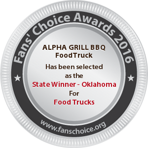 ALPHA GRILL BBQ FoodTruck - Award Winner Badge