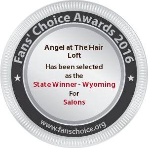 Angel at The Hair Loft - Award Winner Badge