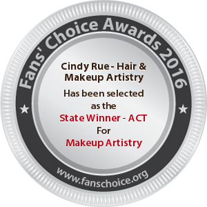 Cindy Rue – Hair & Makeup Artistry - Award Winner Badge